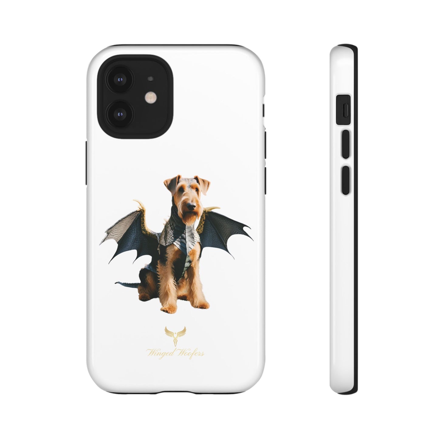 Cool Dragon Airedale Terrier Dog Phone Case - Tough Cases for Pet Lovers