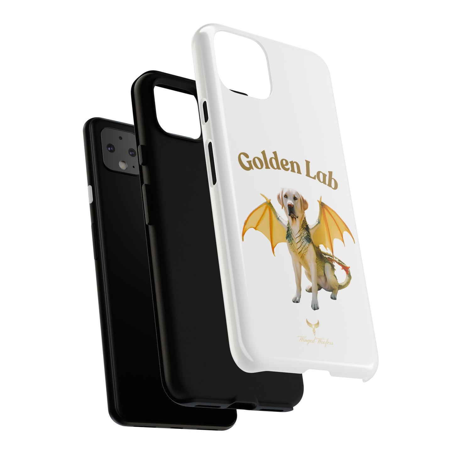 Golden Lab Dragon Phone Case - Tough Protection with a Fun Twist