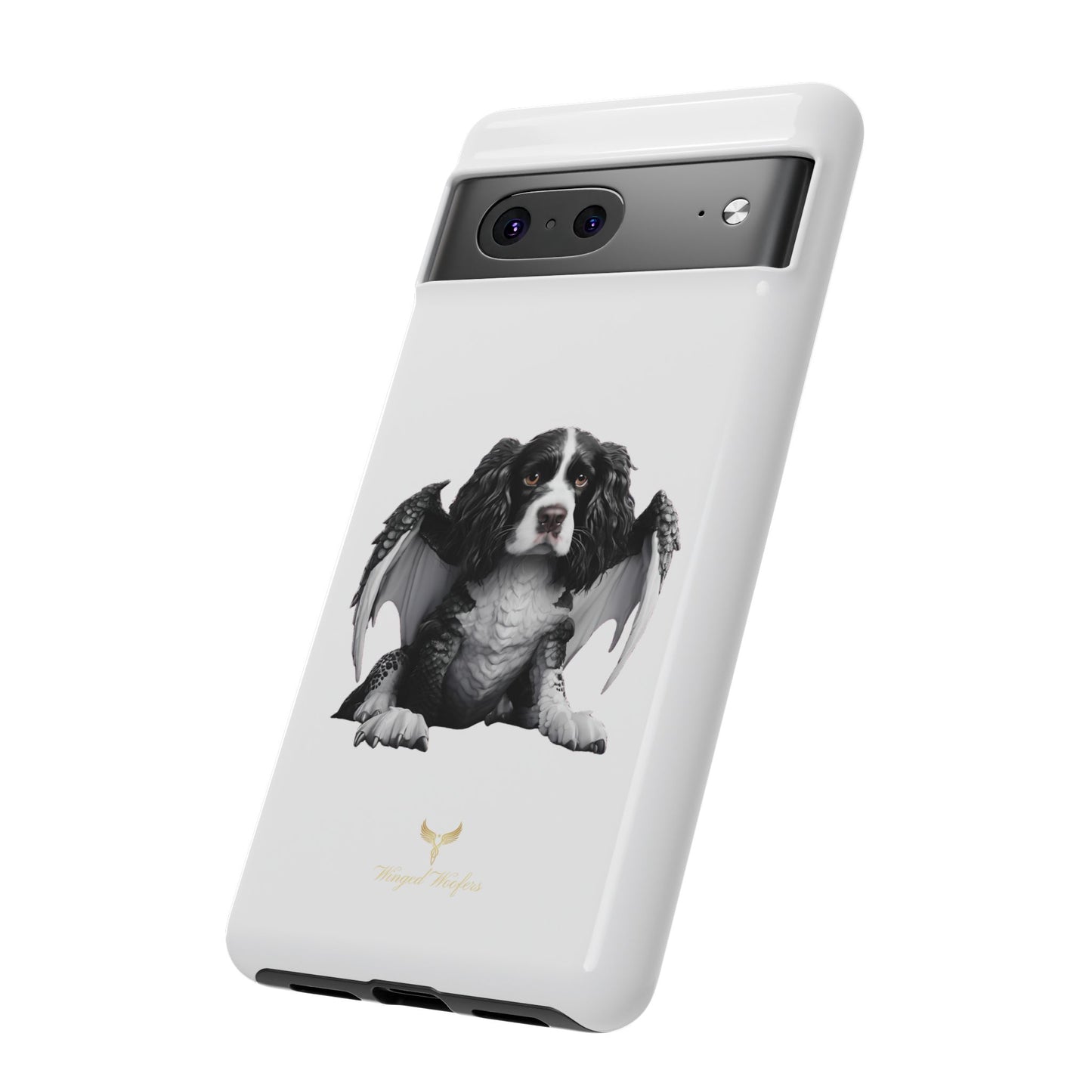 Springer Spaniel Puppy Dragon Winged Dog Phone Case - Tough Cases for Pet Lovers