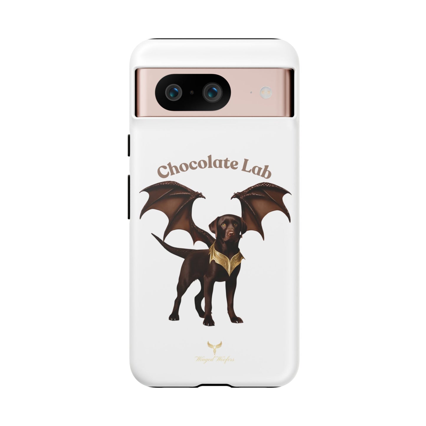 Chocolate Lab Dragon Phone Case - Tough & Stylish for Dog Lovers