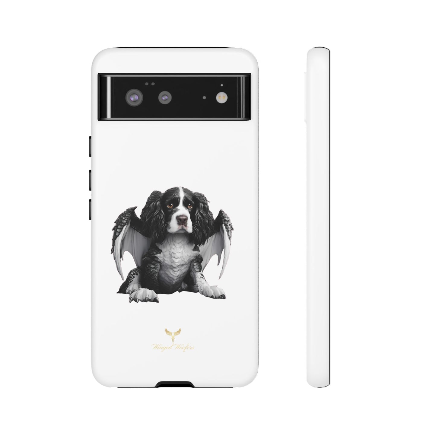 Springer Spaniel Puppy Dragon Winged Dog Phone Case - Tough Cases for Pet Lovers