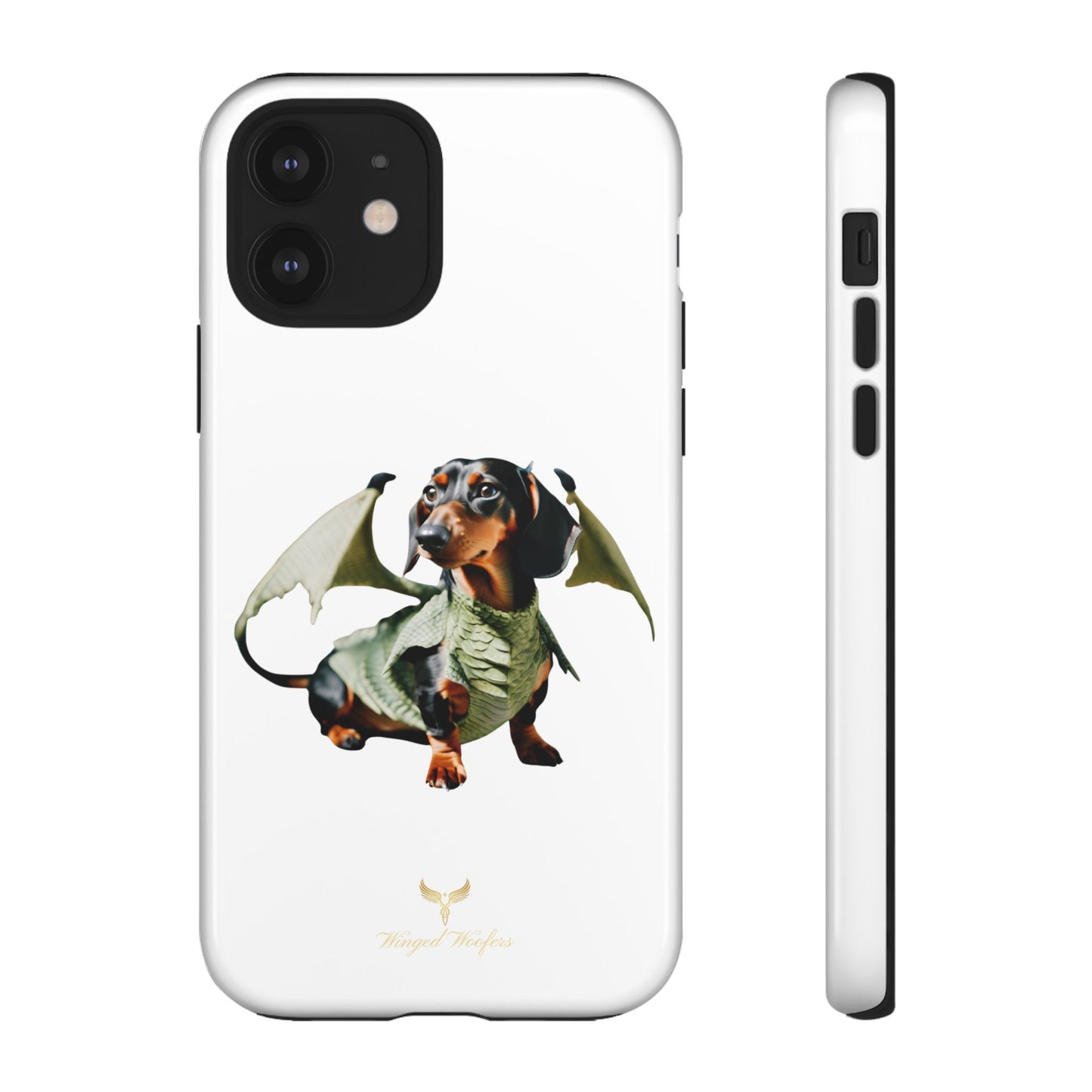 Whimsical Dragon Dog Phone Case - Tough Cases for Pet Lovers