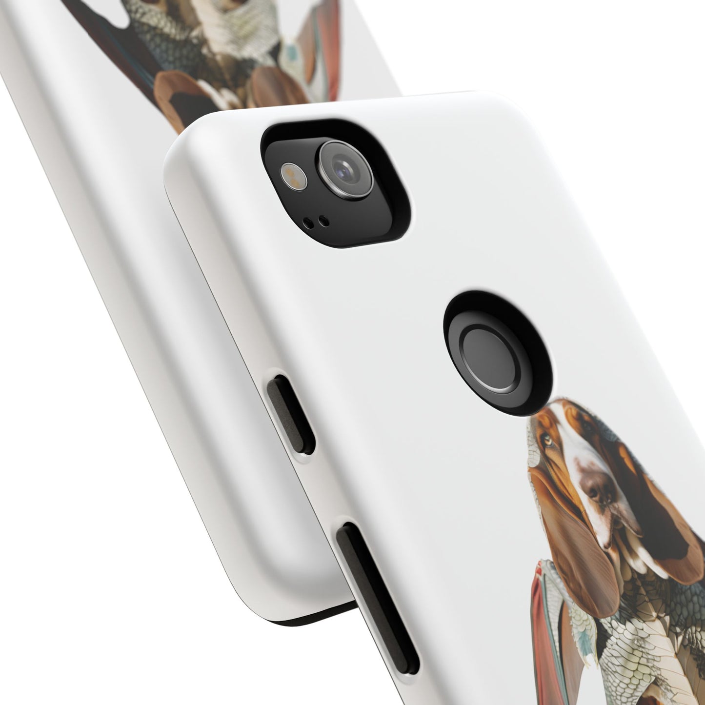 Whimsical Basset Hound Dog Phone Case - Tough Cases for Animal Lovers