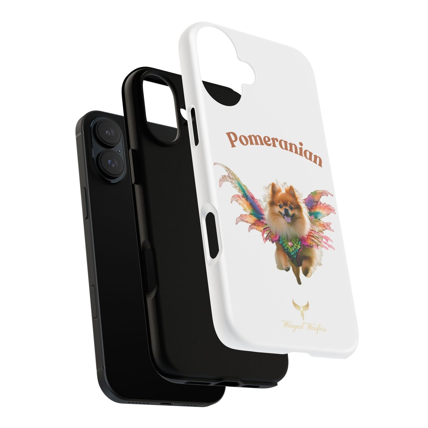 Pomeranian Winged Dog Phone Case – Cute Dog Lover Accessory