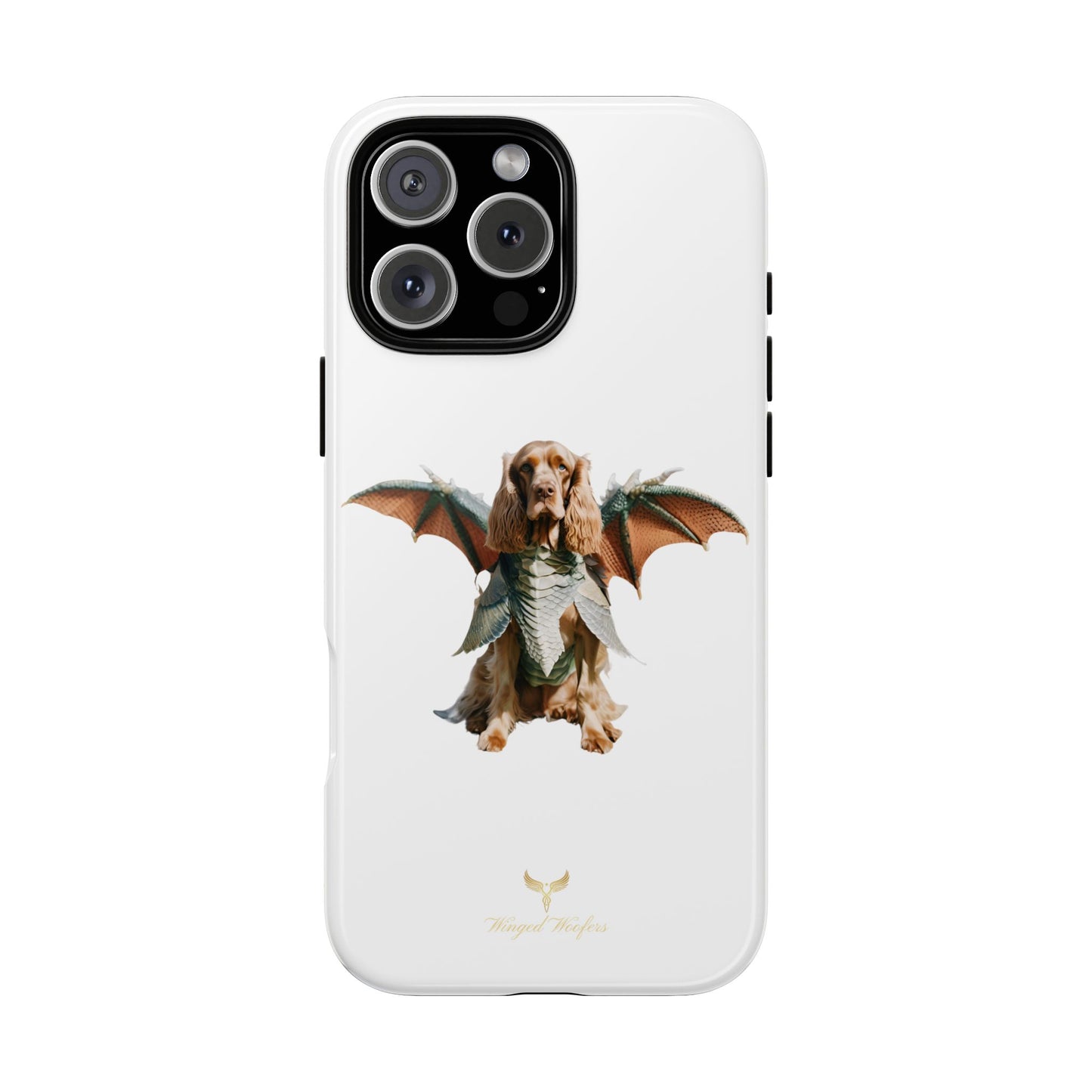 Dragon Wing Cocker Spaniel Dog Phone Case - Tough Cases for Pet Lovers