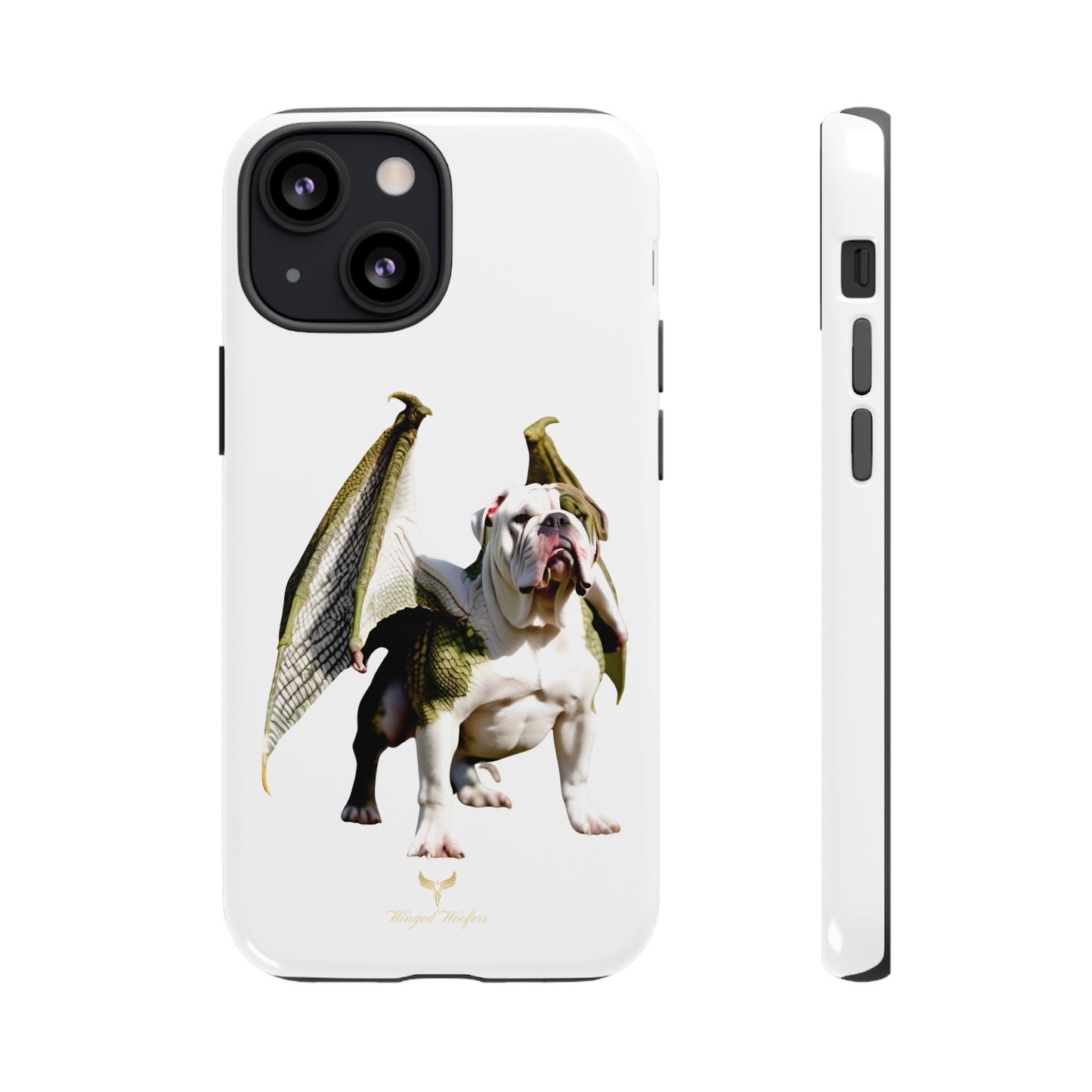 English Bulldog Dragon Phone Case - Tough & Unique Design