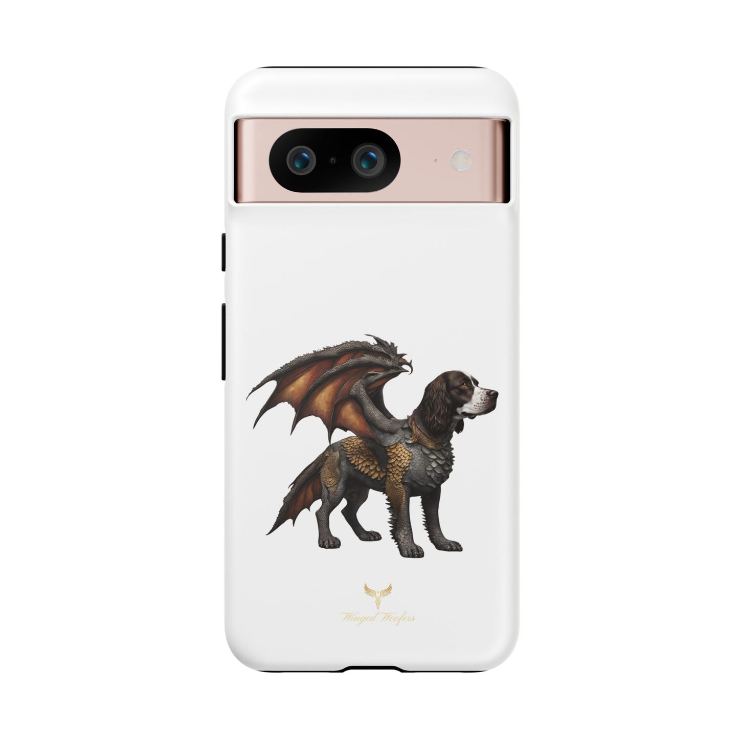 Fantasy Springer Spaniel as a Dragon Phone Case - Tough Cases for Pet Lovers