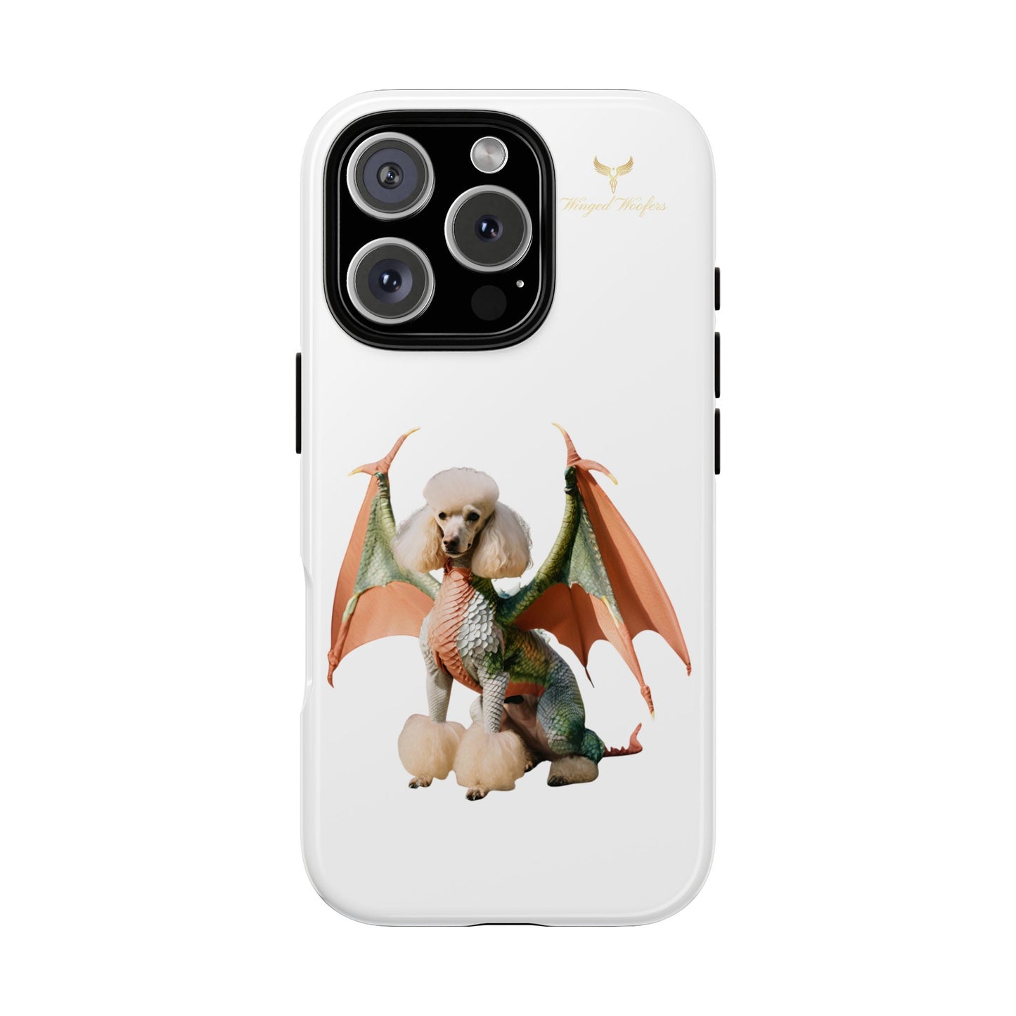 Unique Dragon Poodle Phone Case - Tough Cases for Pet Lovers