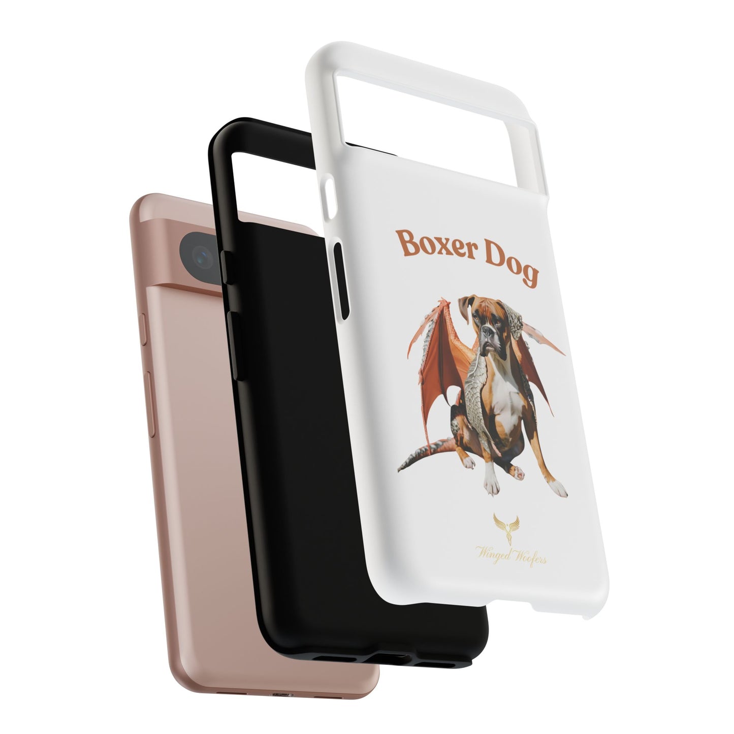 Boxer Dog Dragon Art Phone Case - Tough Cases