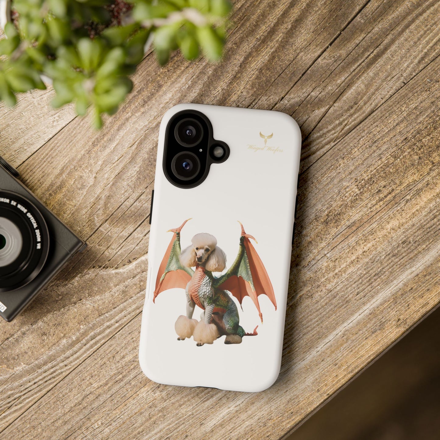 Unique Dragon Poodle Phone Case - Tough Cases for Pet Lovers