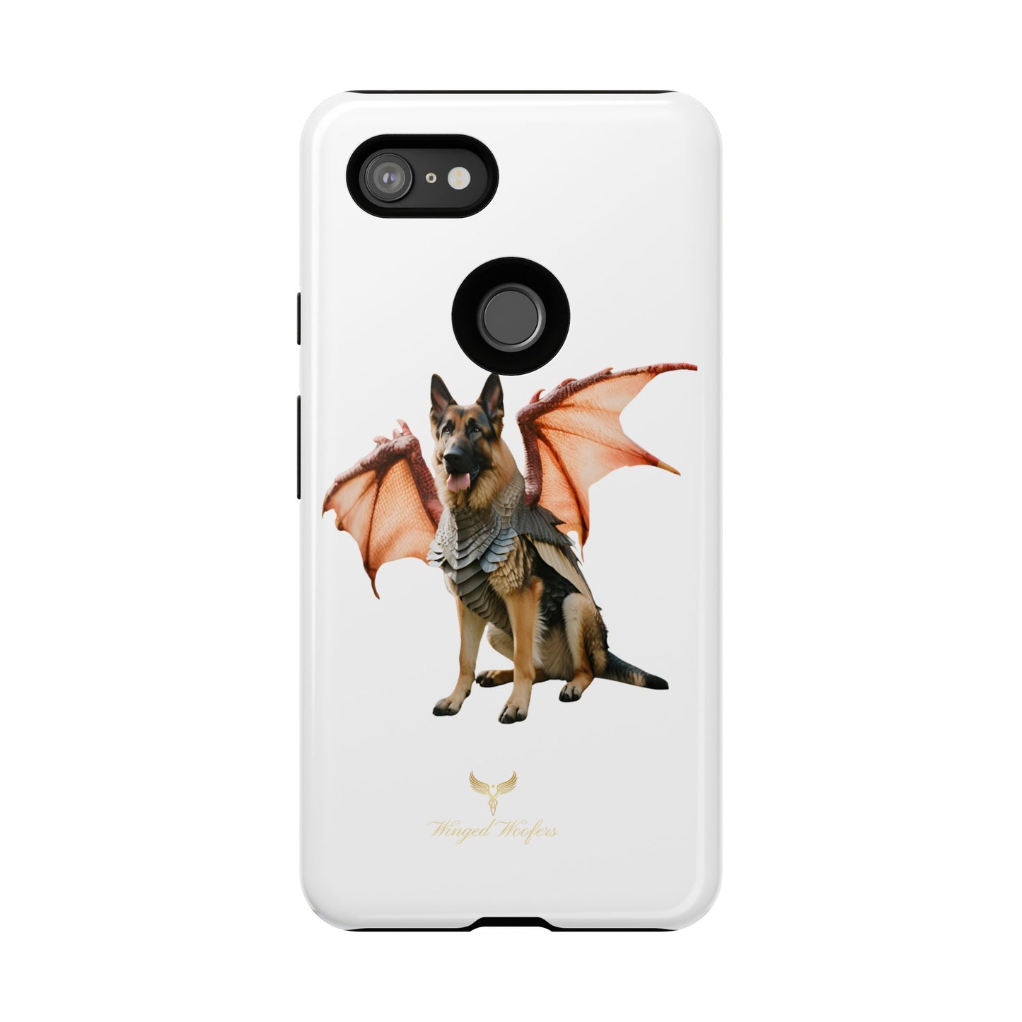 Mythical German Shepherd with Wings Dog iPhone Case | Tough Cases for Pet Lovers