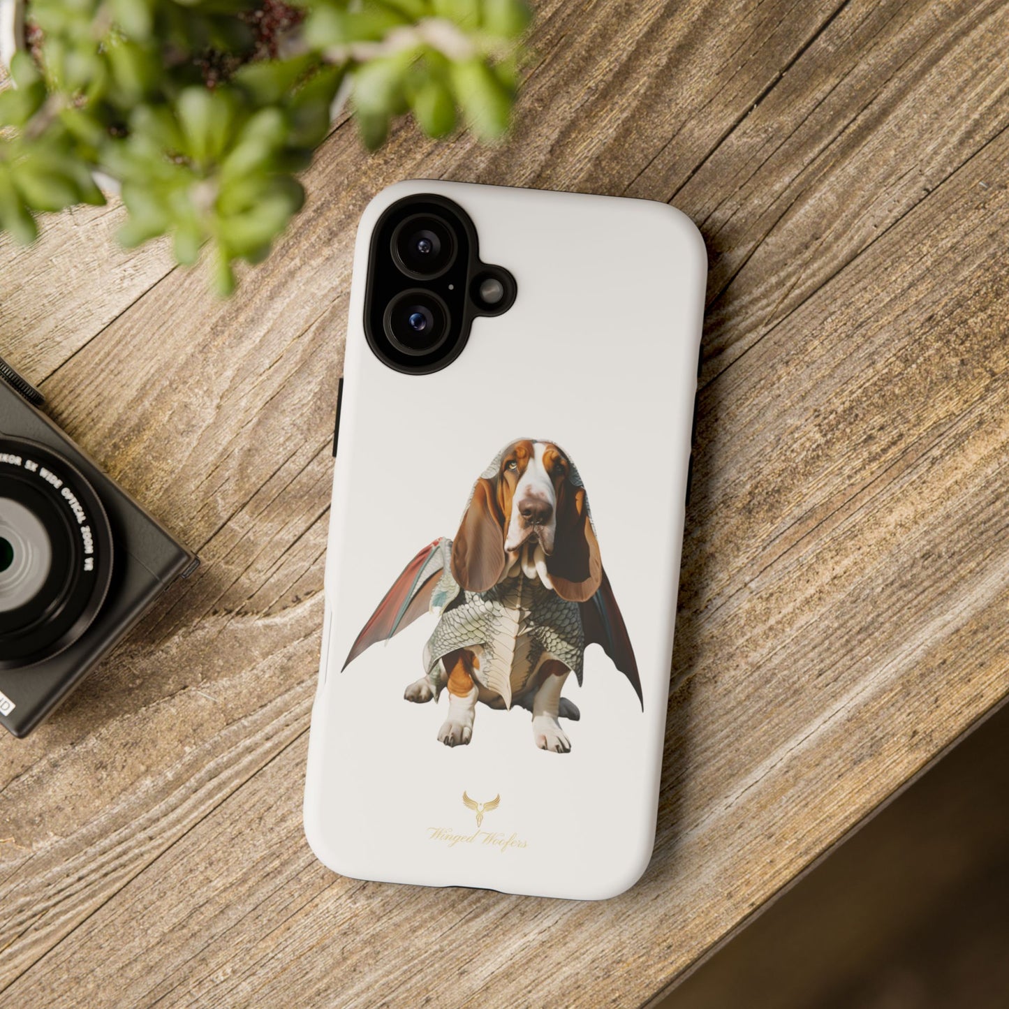 Whimsical Basset Hound Dog Phone Case - Tough Cases for Animal Lovers