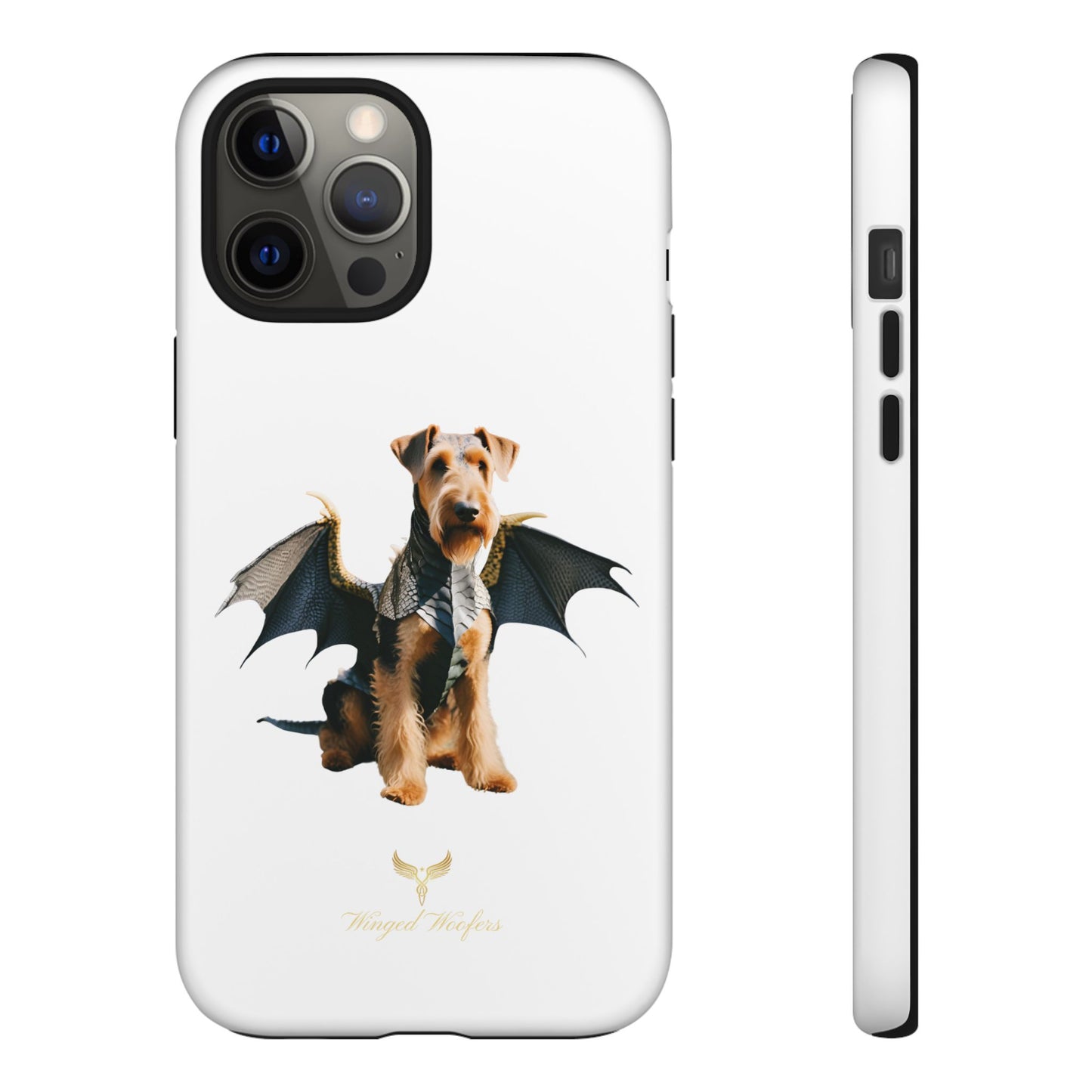 Cool Dragon Airedale Terrier Dog Phone Case - Tough Cases for Pet Lovers