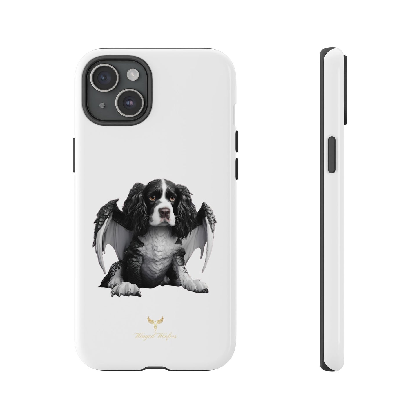 Springer Spaniel Puppy Dragon Winged Dog Phone Case - Tough Cases for Pet Lovers