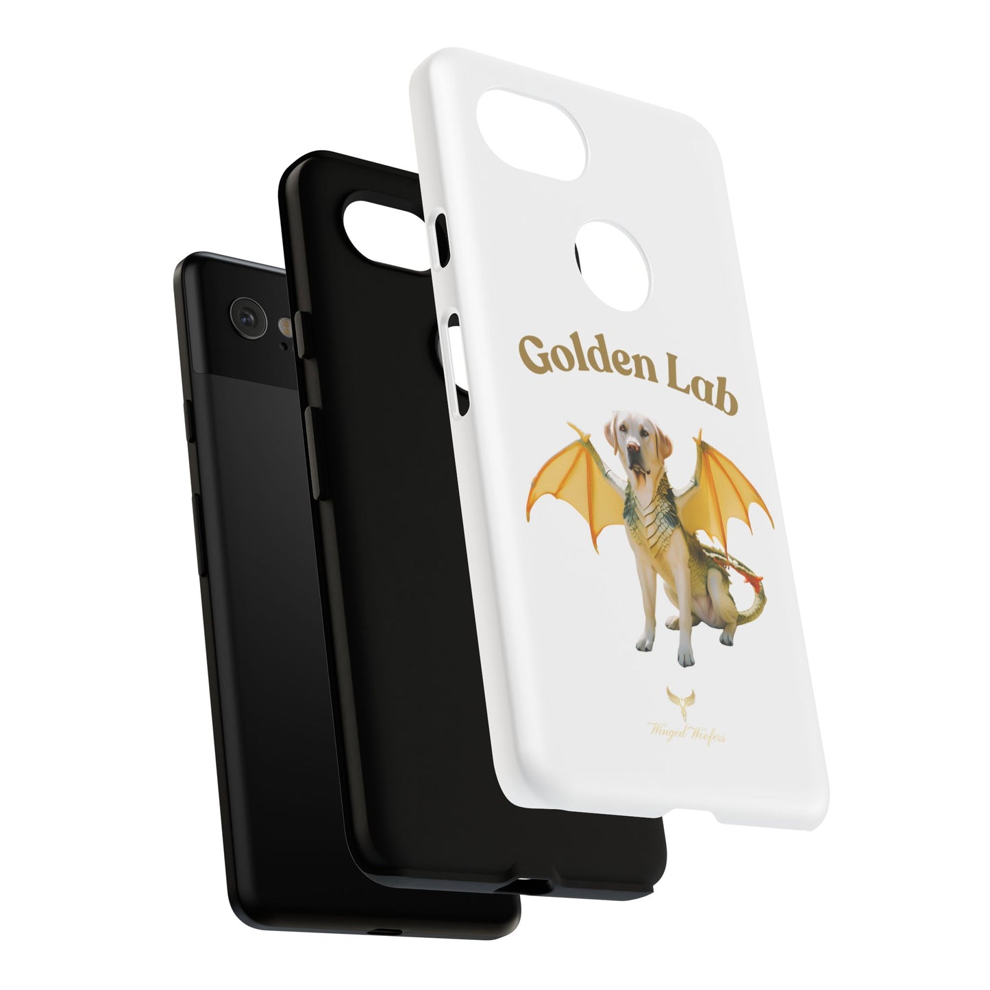 Golden Lab Dragon Phone Case - Tough Protection with a Fun Twist