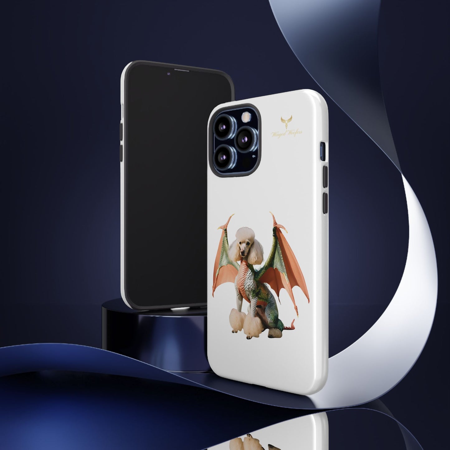 Unique Dragon Poodle Phone Case - Tough Cases for Pet Lovers