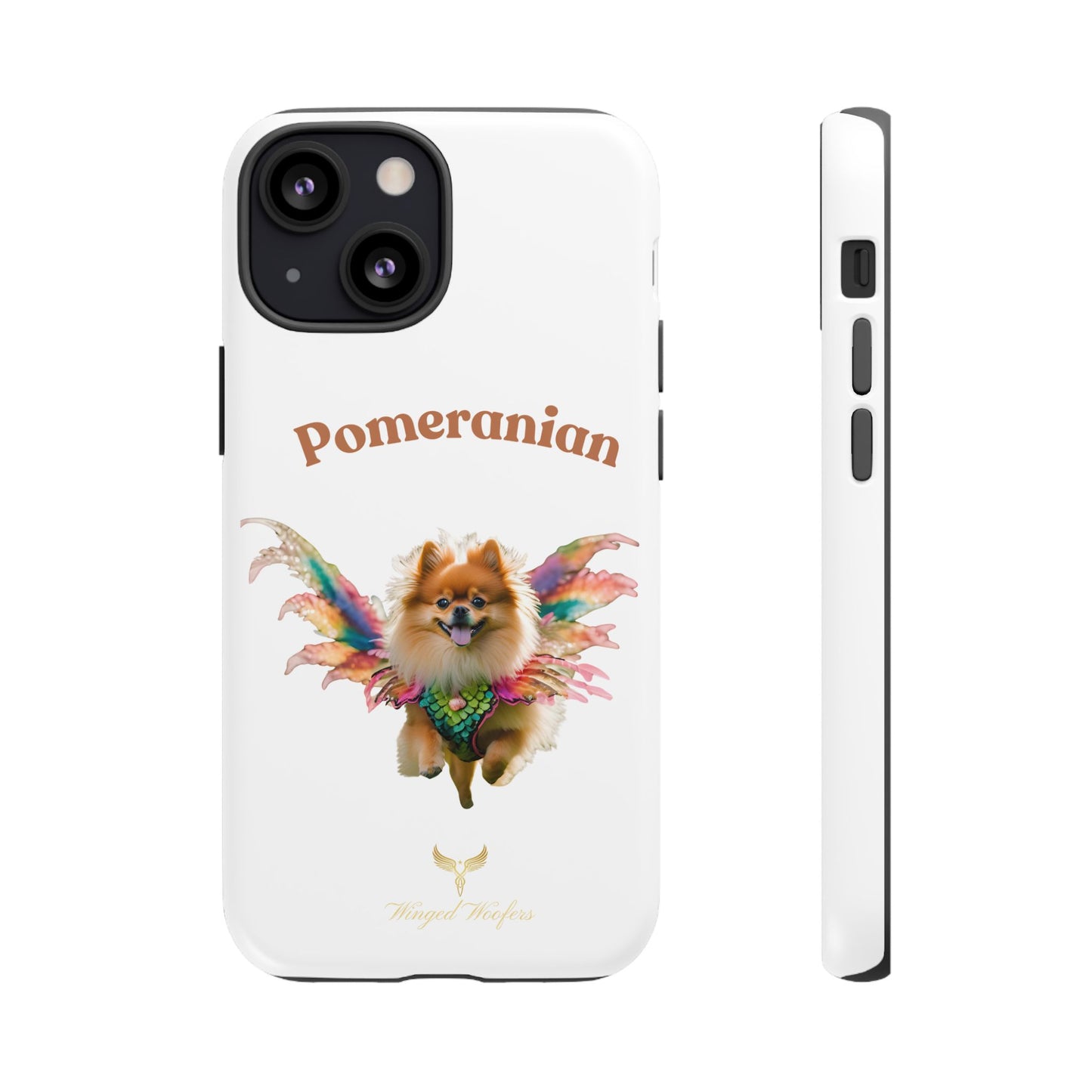 Pomeranian Winged Dog Phone Case – Cute Dog Lover Accessory