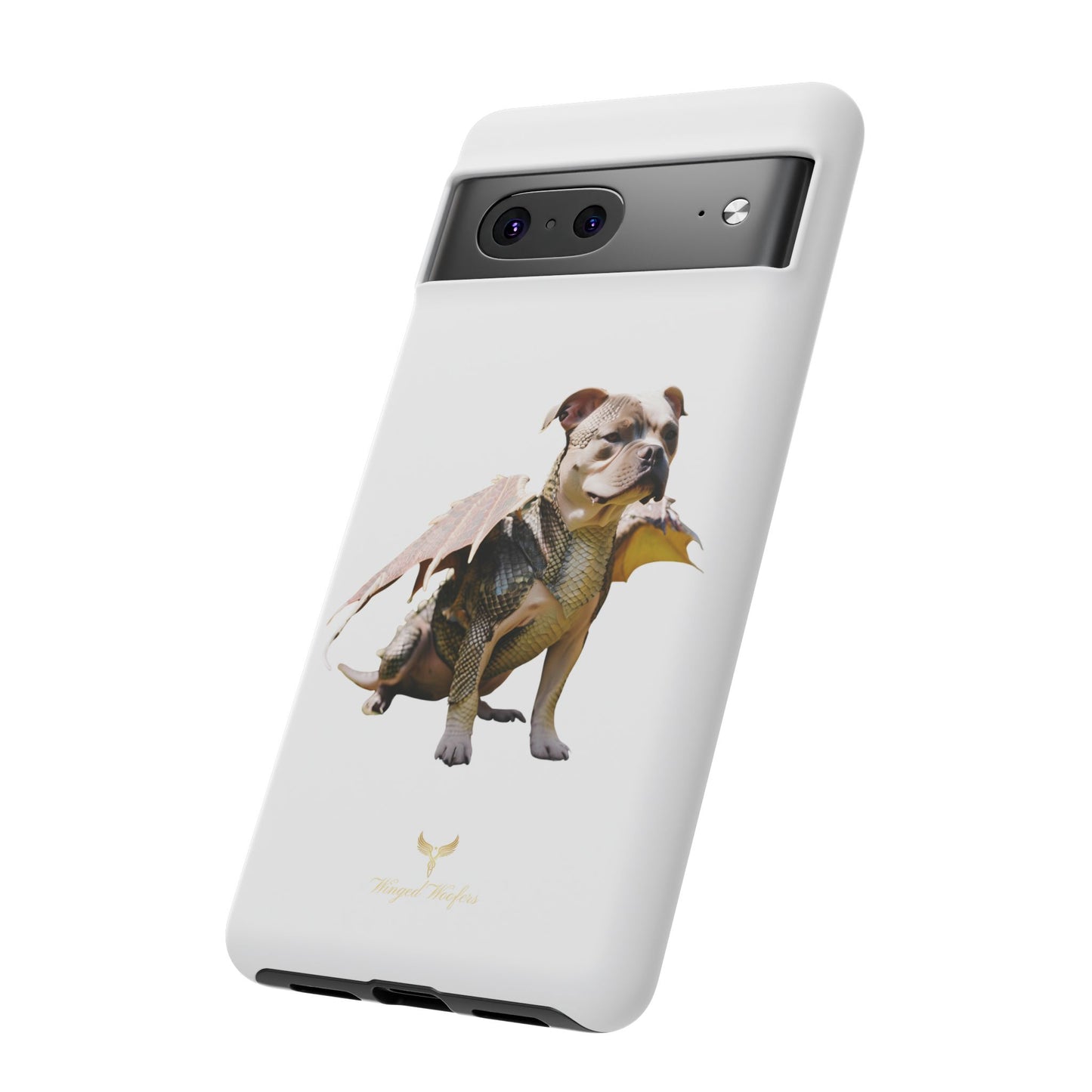 Staffordshire Bulldog Dragon Tough Phone Case - Unique Animal Design for Pet Lovers