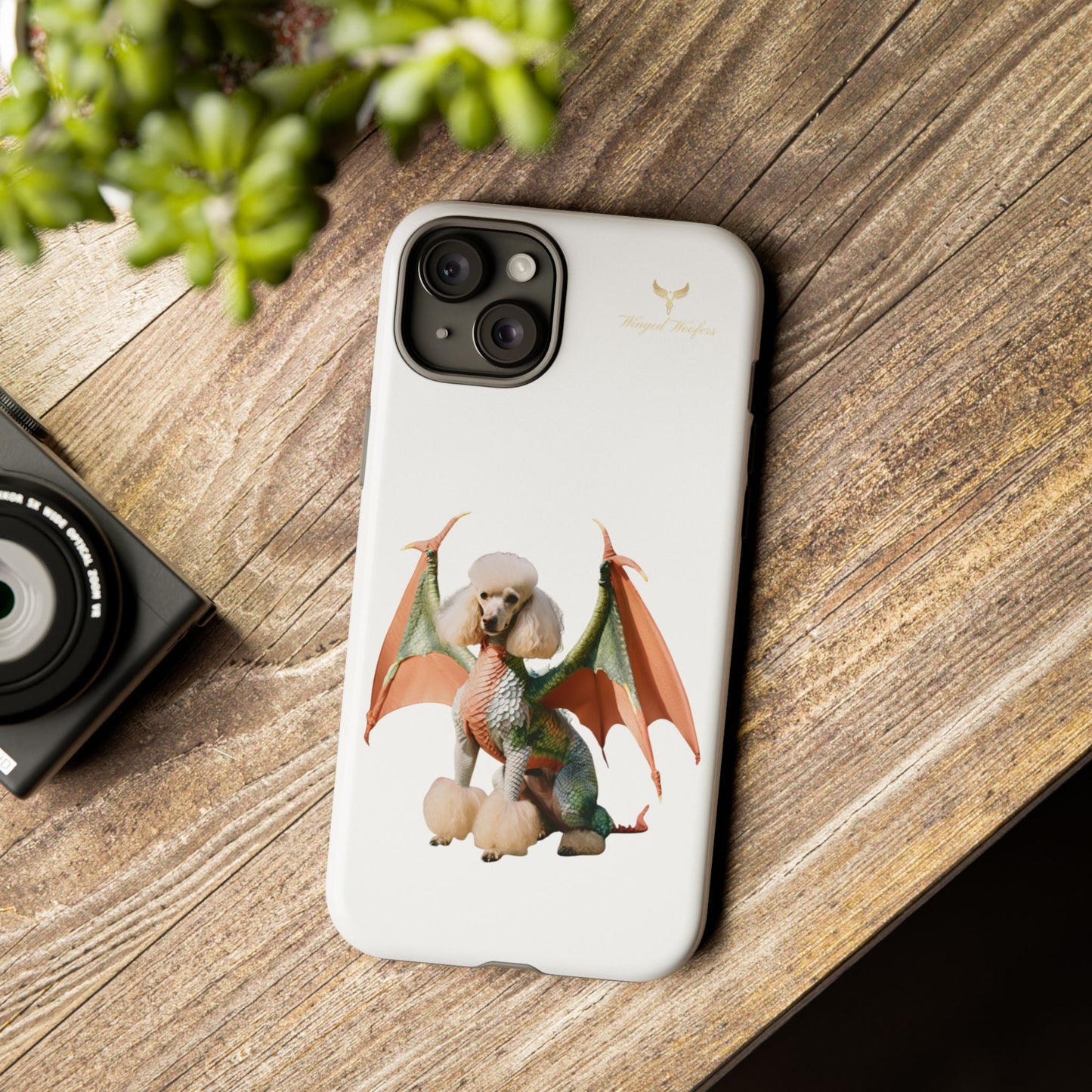 Unique Dragon Poodle Phone Case - Tough Cases for Pet Lovers