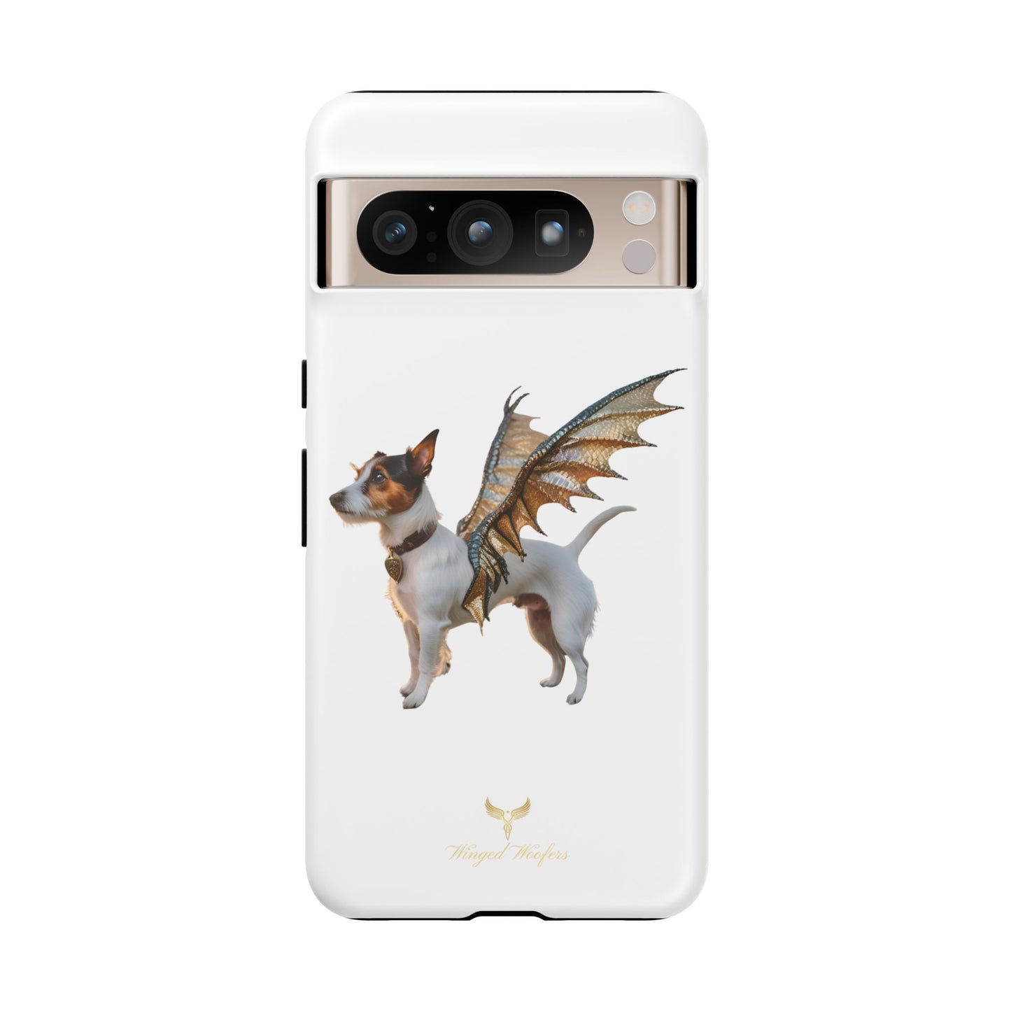 Fantasy Pet Phone Case - Tough Cases with Winged Jack Russell Dog Design