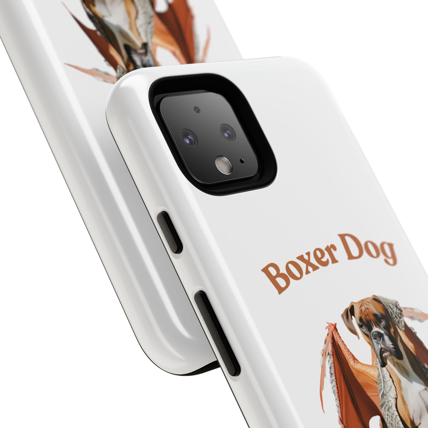 Boxer Dog Dragon Art Phone Case - Tough Cases