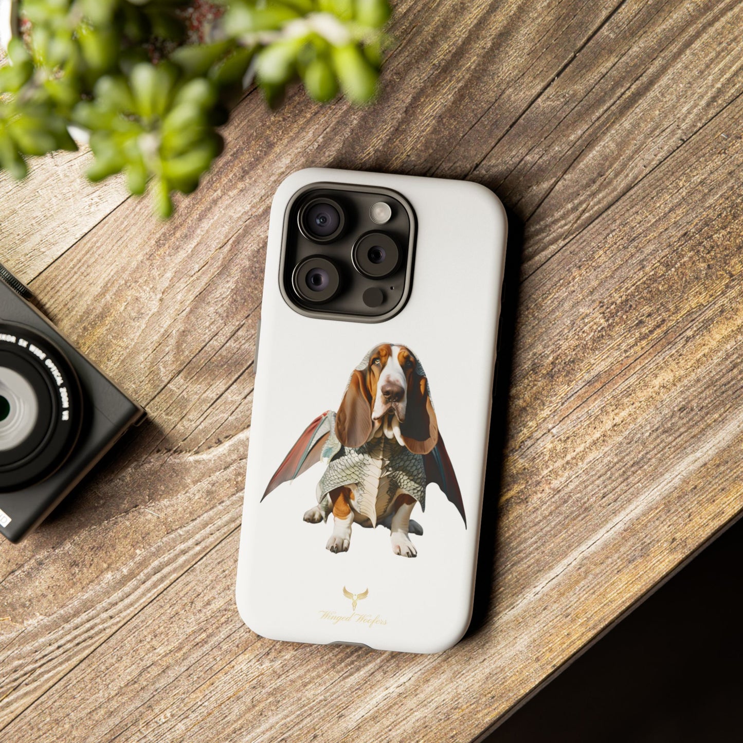 Whimsical Basset Hound Dog Phone Case - Tough Cases for Animal Lovers