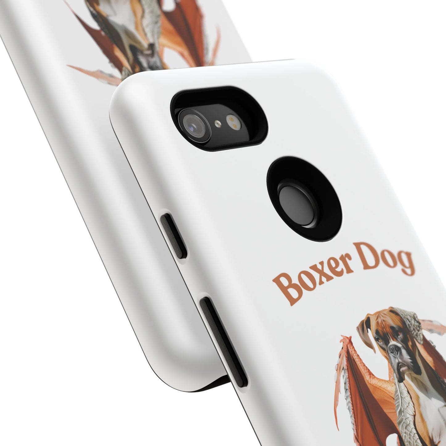 Boxer Dog Dragon Art Phone Case - Tough Cases