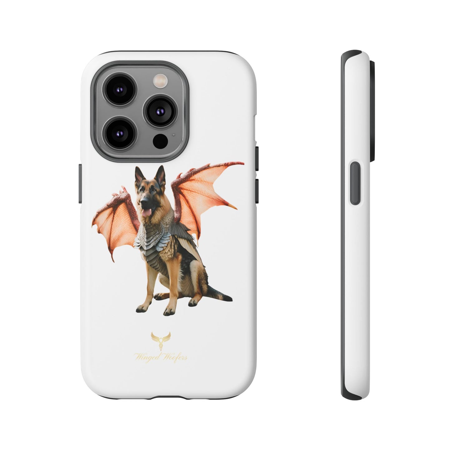 Mythical German Shepherd with Wings Dog iPhone Case | Tough Cases for Pet Lovers