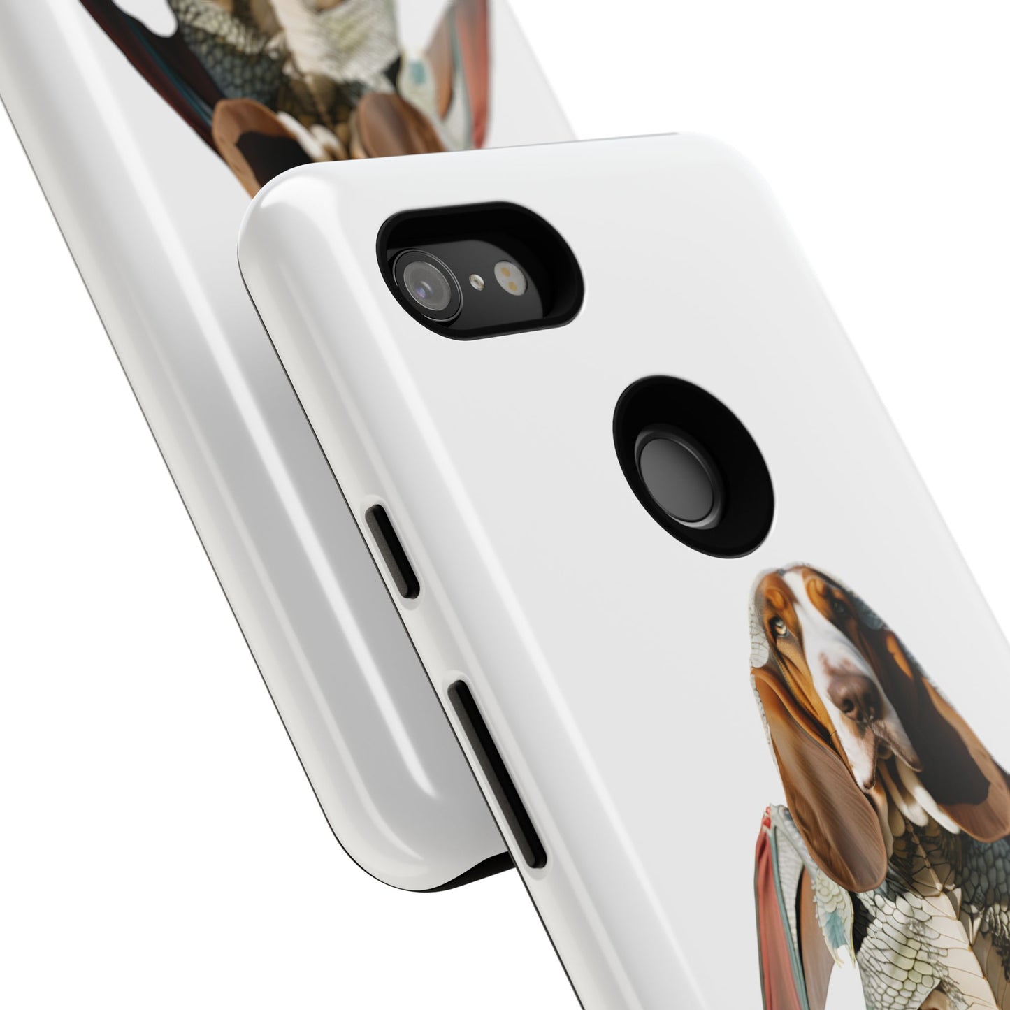 Whimsical Basset Hound Dog Phone Case - Tough Cases for Animal Lovers