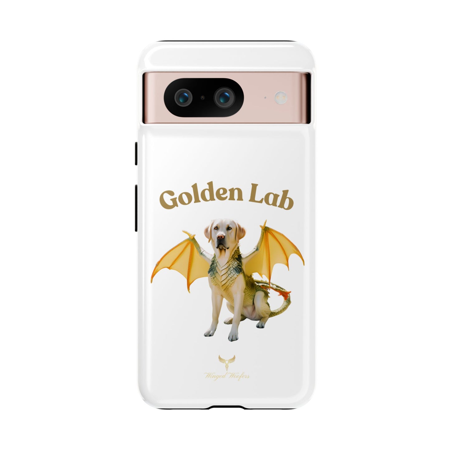 Golden Lab Dragon Phone Case - Tough Protection with a Fun Twist