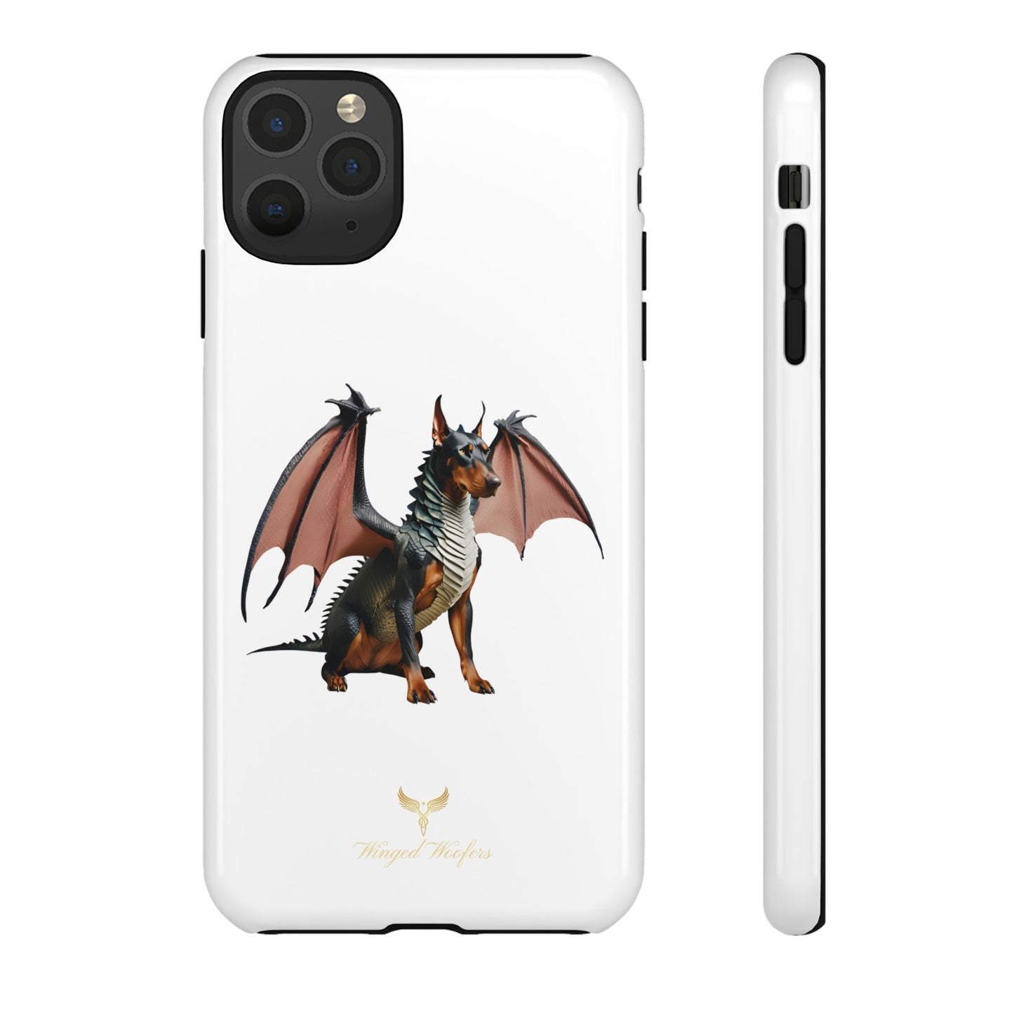 Mythical Doberman Pinscher Dragon Phone Case - Tough & Stylish Protection