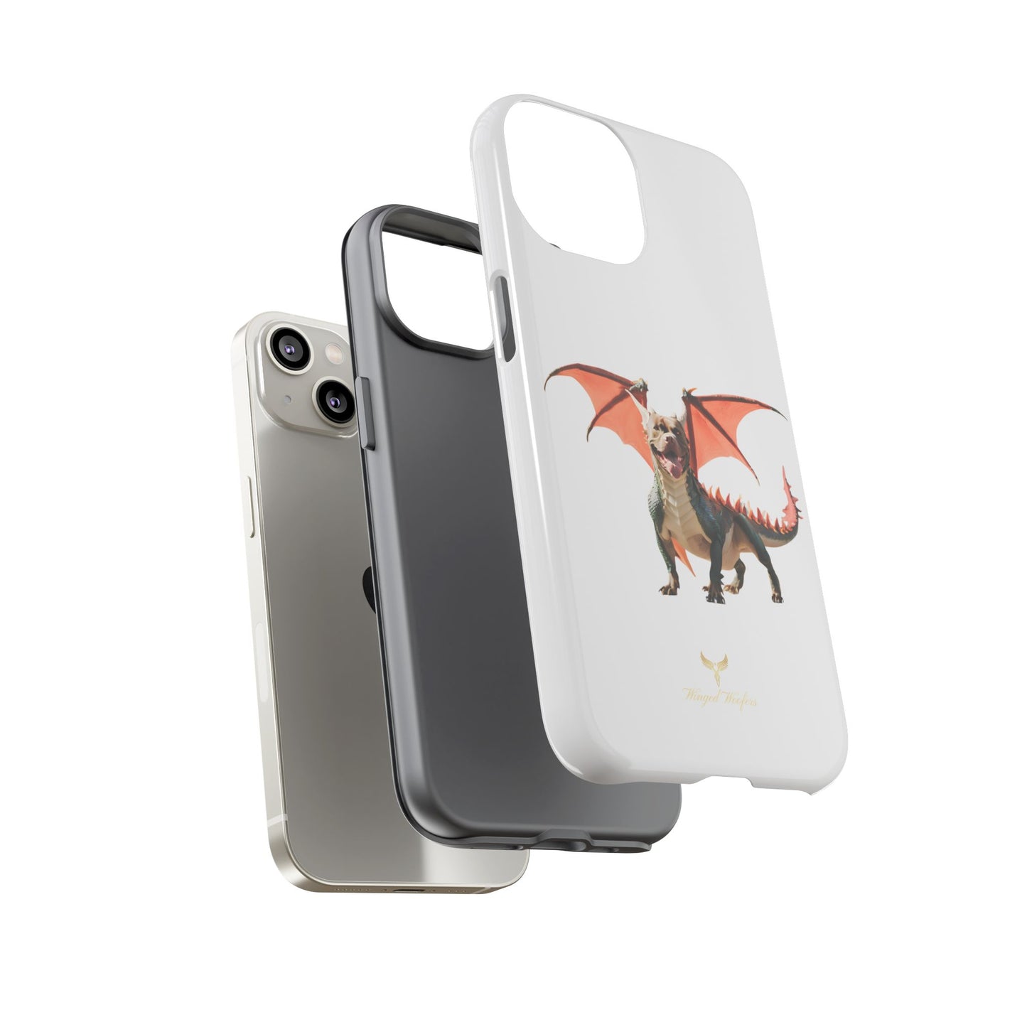 Tough Cases - Fierce Dragon Pitbull Phone Case | Unique Animal Design | Perfect Gift for Animal Lovers