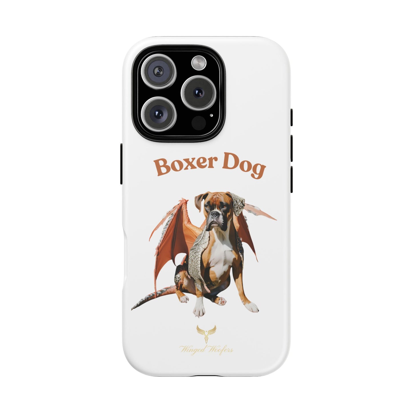 Boxer Dog Dragon Art Phone Case - Tough Cases