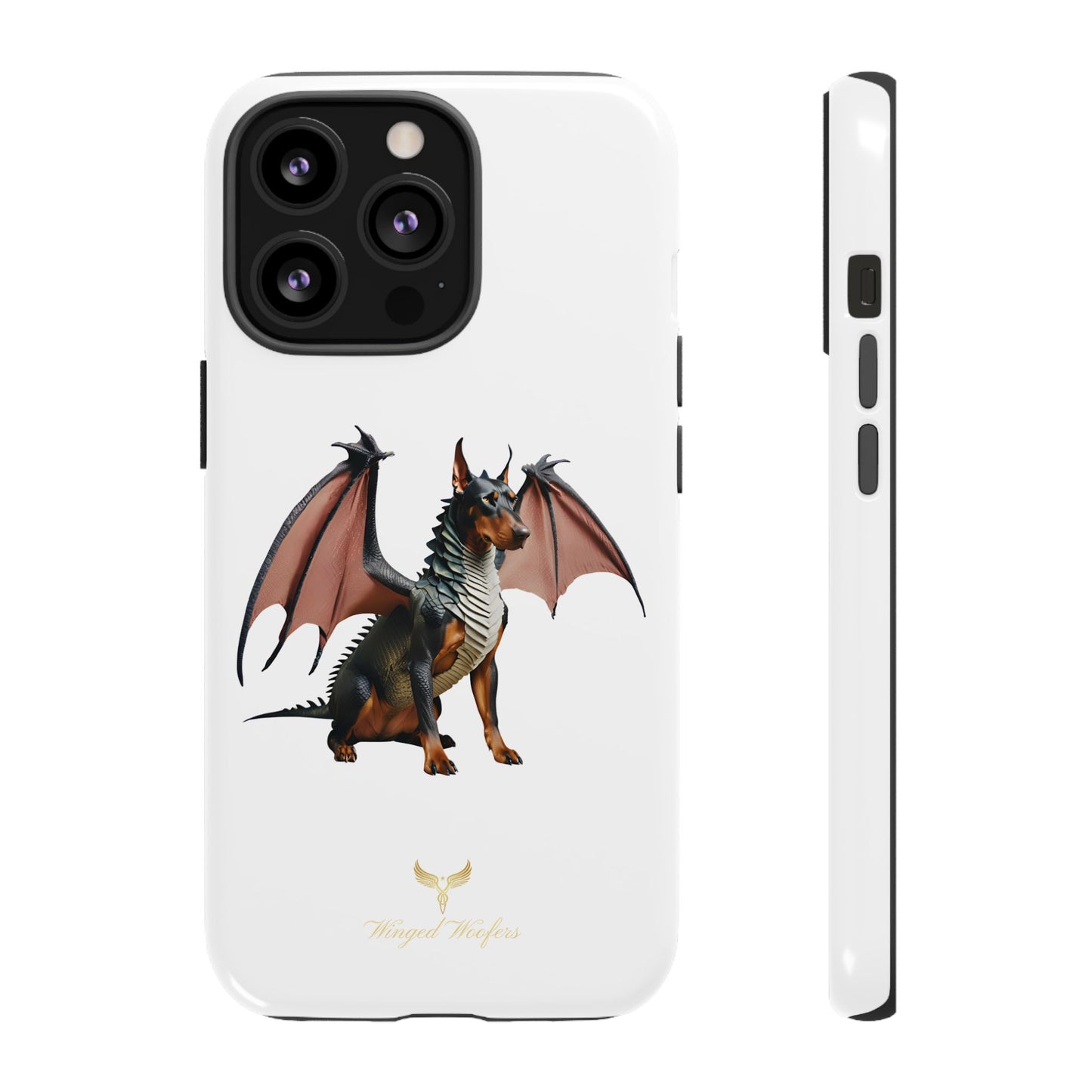 Mythical Doberman Pinscher Dragon Phone Case - Tough & Stylish Protection