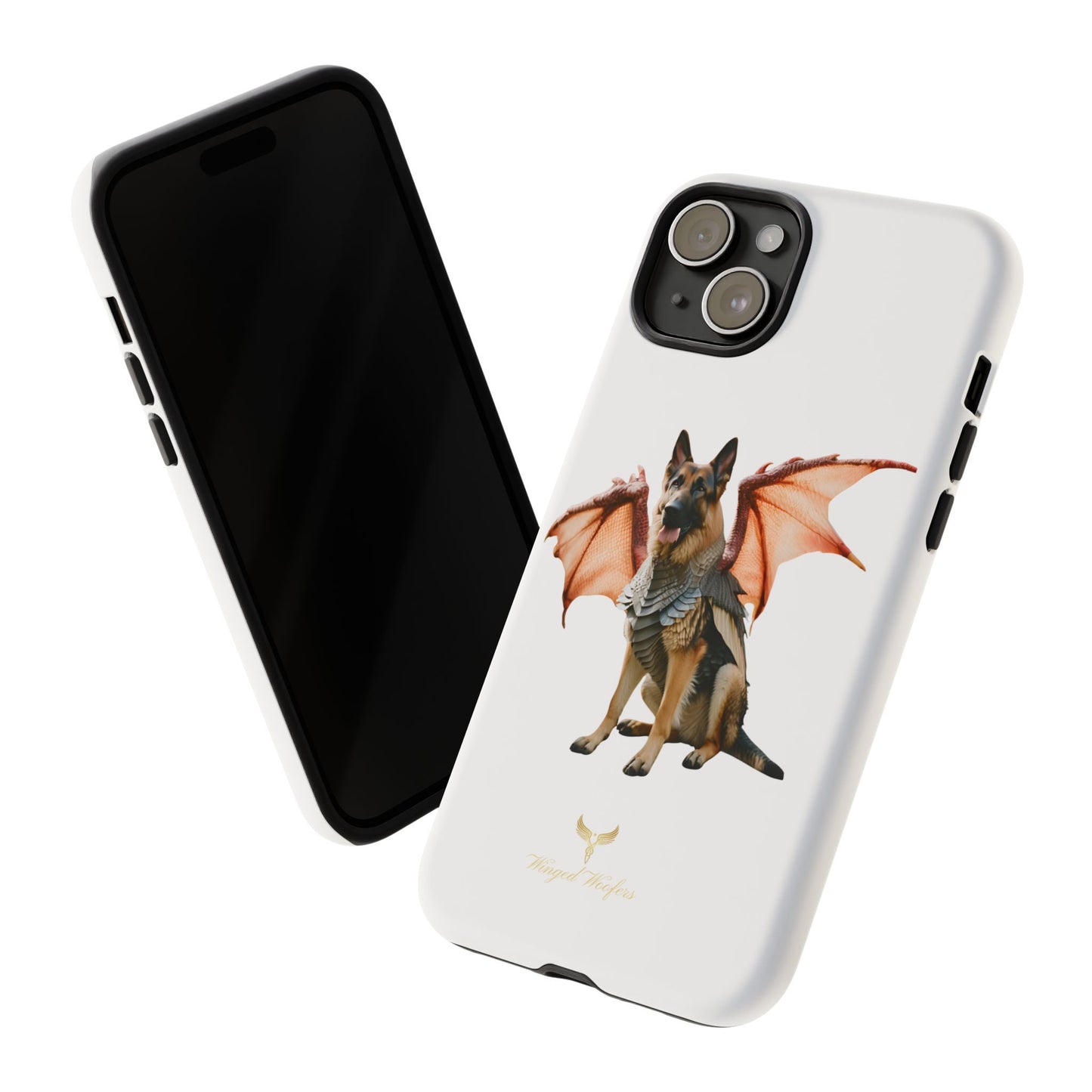 Mythical German Shepherd with Wings Dog iPhone Case | Tough Cases for Pet Lovers