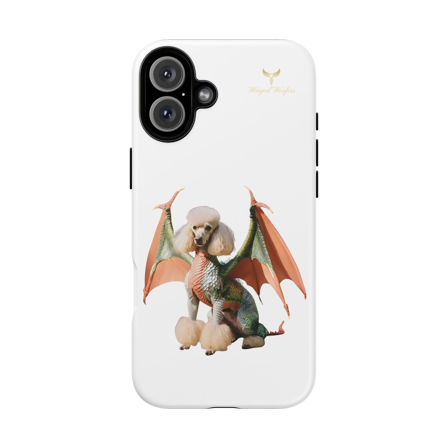 Unique Dragon Poodle Phone Case - Tough Cases for Pet Lovers