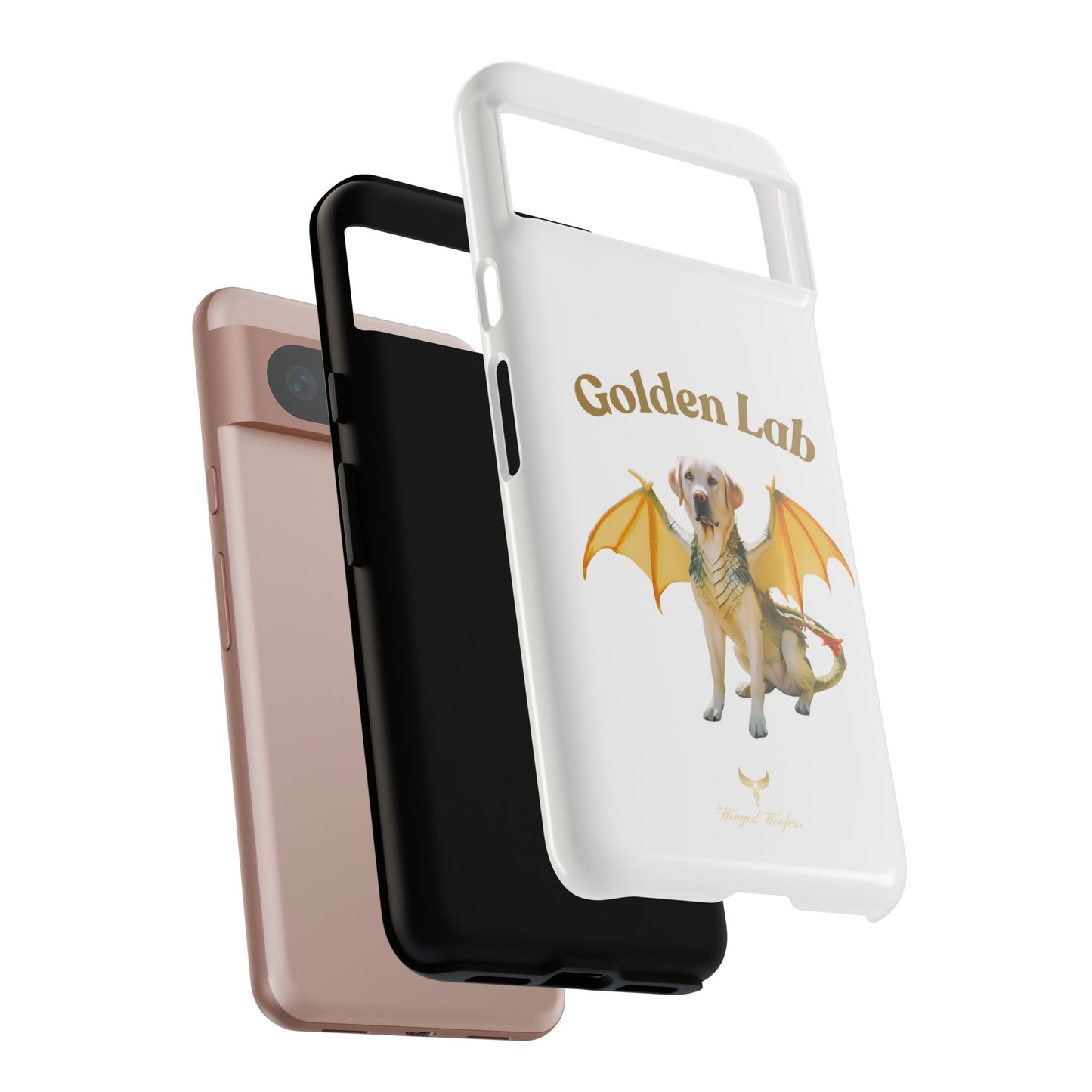 Golden Lab Dragon Phone Case - Tough Protection with a Fun Twist