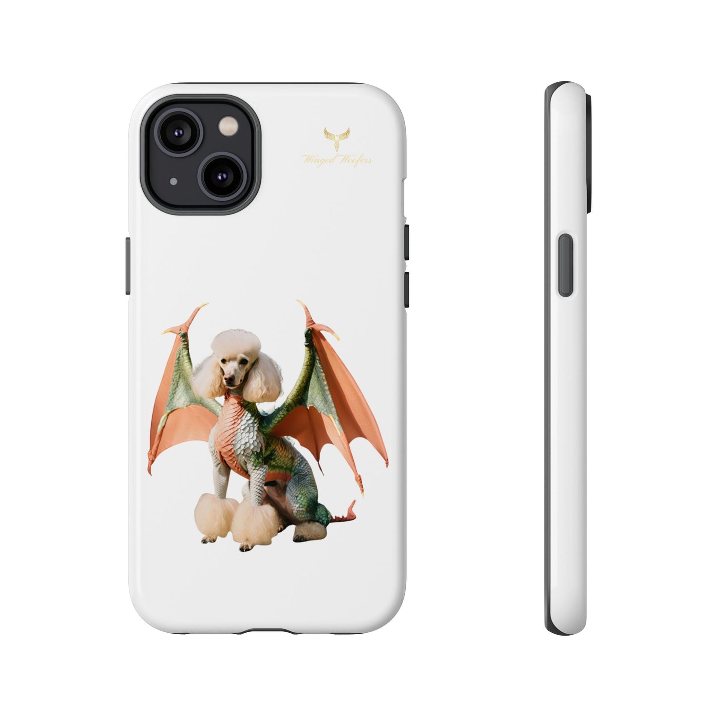 Unique Dragon Poodle Phone Case - Tough Cases for Pet Lovers