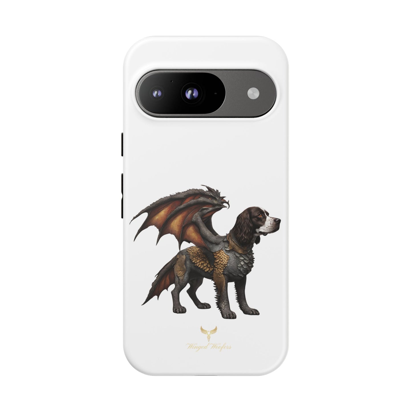 Fantasy Springer Spaniel as a Dragon Phone Case - Tough Cases for Pet Lovers