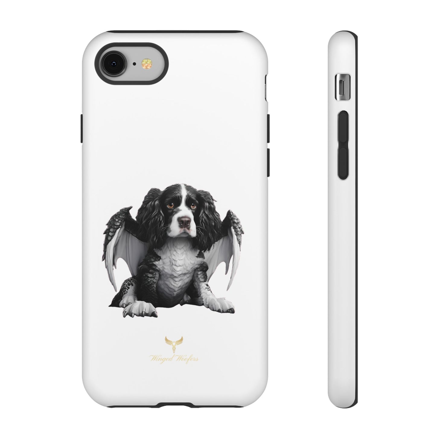 Springer Spaniel Puppy Dragon Winged Dog Phone Case - Tough Cases for Pet Lovers