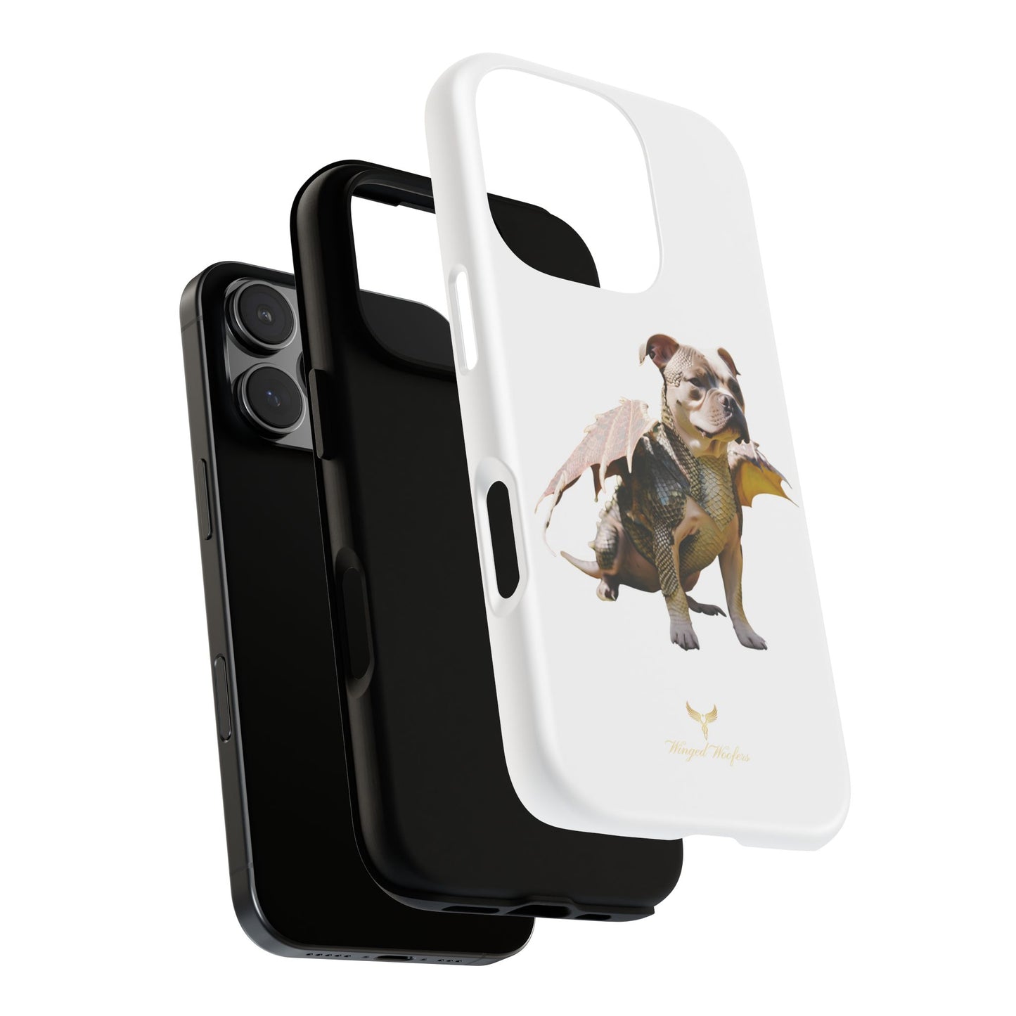 Staffordshire Bulldog Dragon Tough Phone Case - Unique Animal Design for Pet Lovers