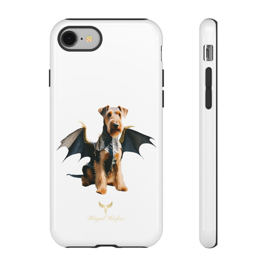 Cool Dragon Airedale Terrier Dog Phone Case - Tough Cases for Pet Lovers