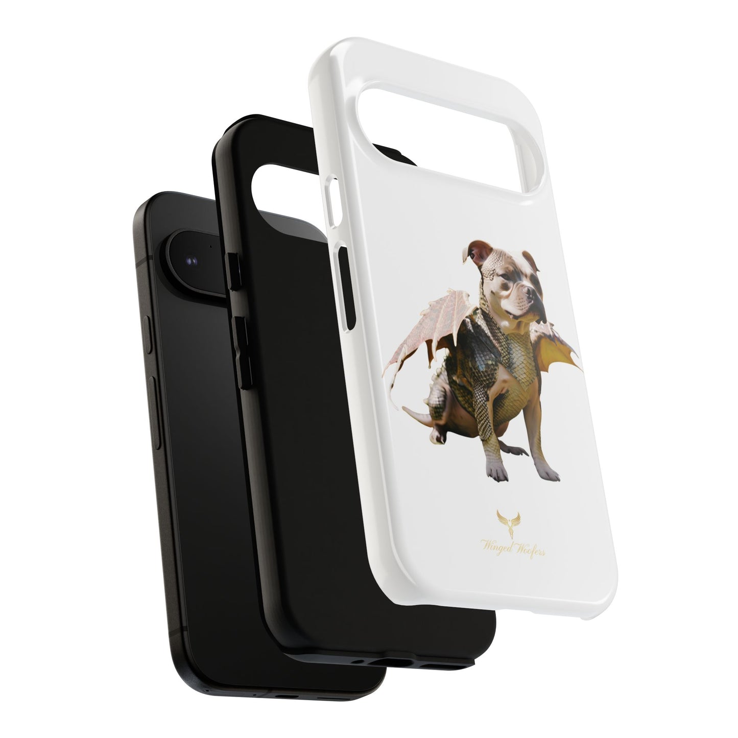 Staffordshire Bulldog Dragon Tough Phone Case - Unique Animal Design for Pet Lovers