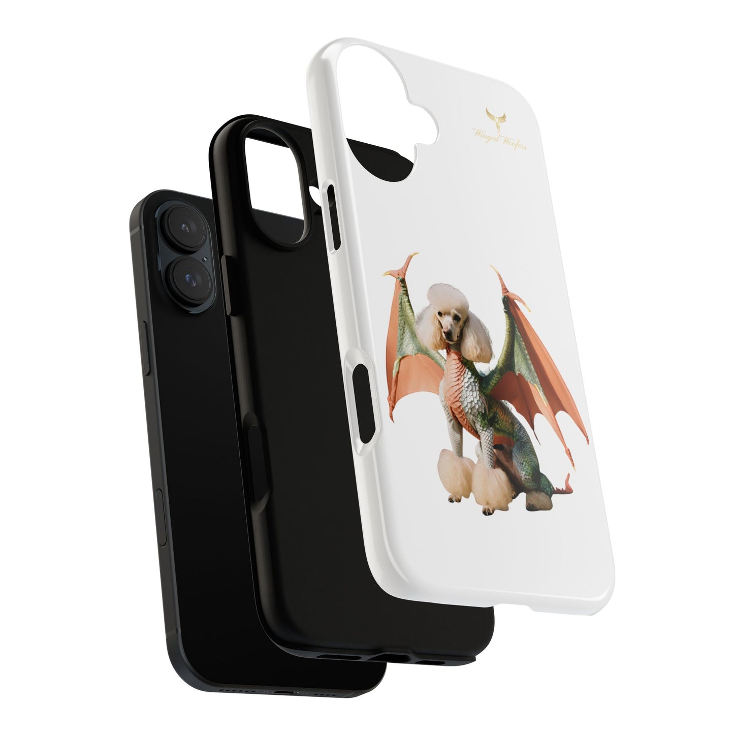 Unique Dragon Poodle Phone Case - Tough Cases for Pet Lovers