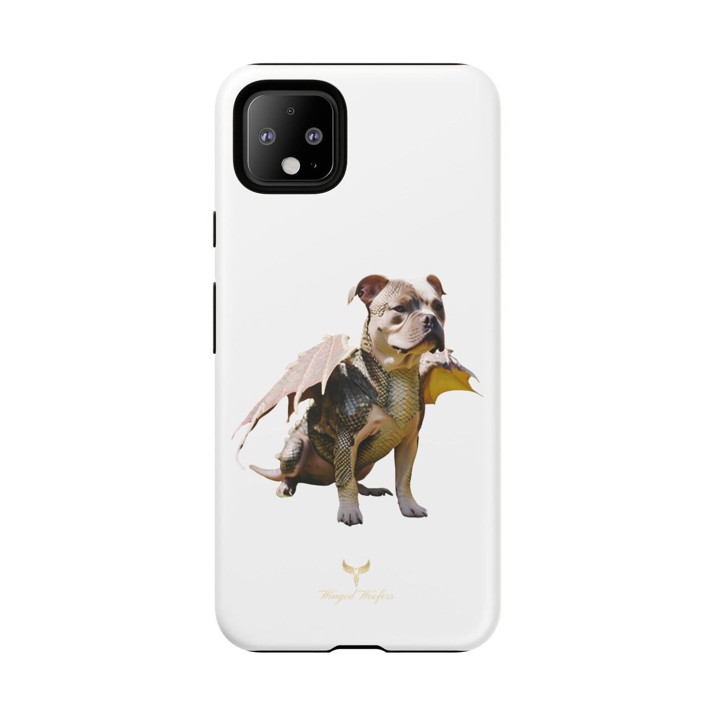 Staffordshire Bulldog Dragon Tough Phone Case - Unique Animal Design for Pet Lovers