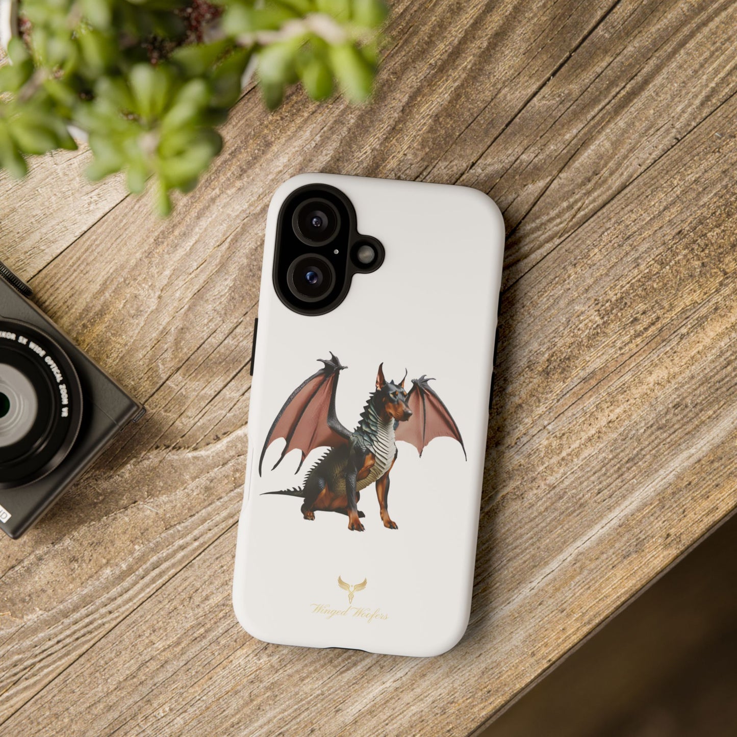 Mythical Doberman Pinscher Dragon Phone Case - Tough & Stylish Protection