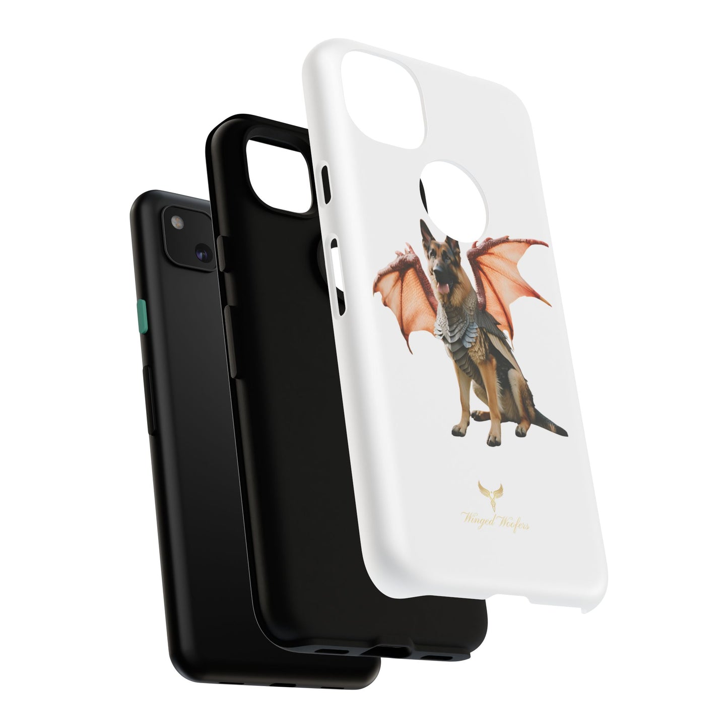 Mythical German Shepherd with Wings Dog iPhone Case | Tough Cases for Pet Lovers