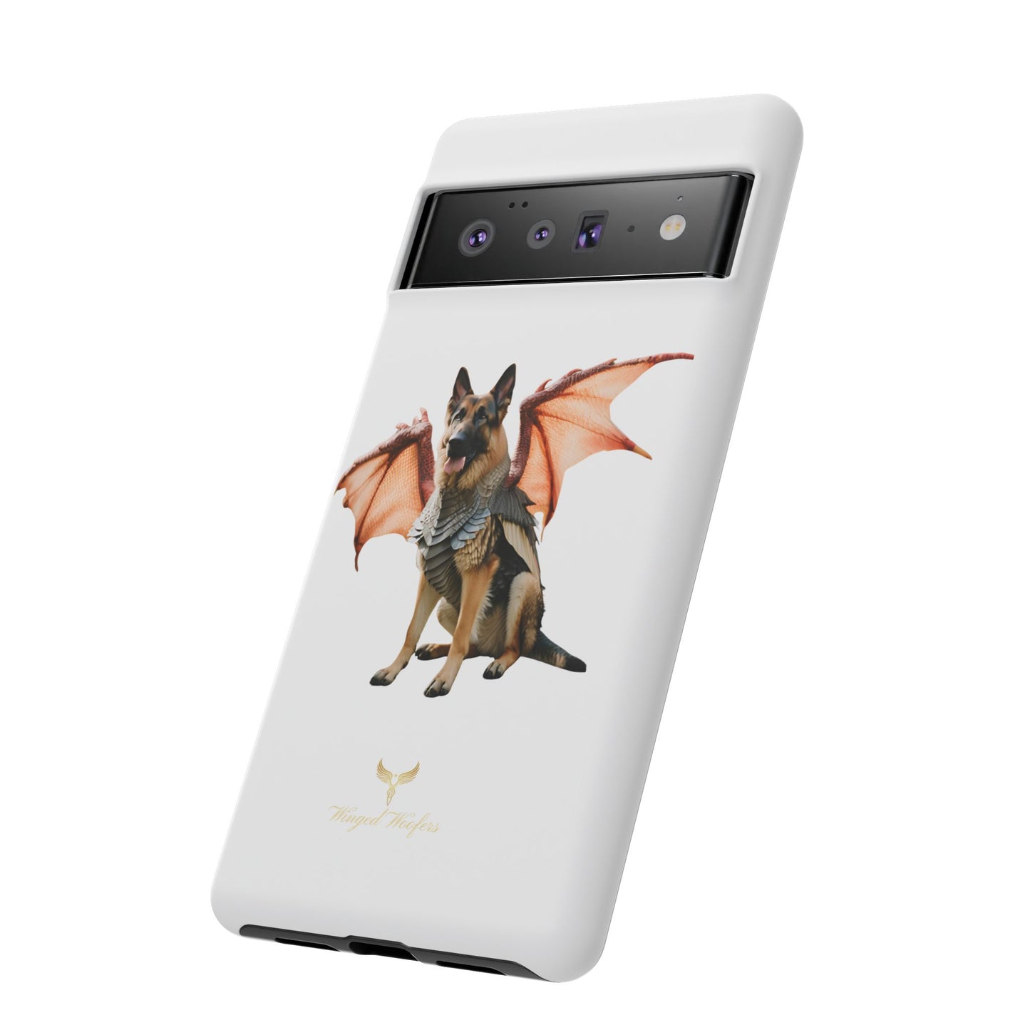 Mythical German Shepherd with Wings Dog iPhone Case | Tough Cases for Pet Lovers