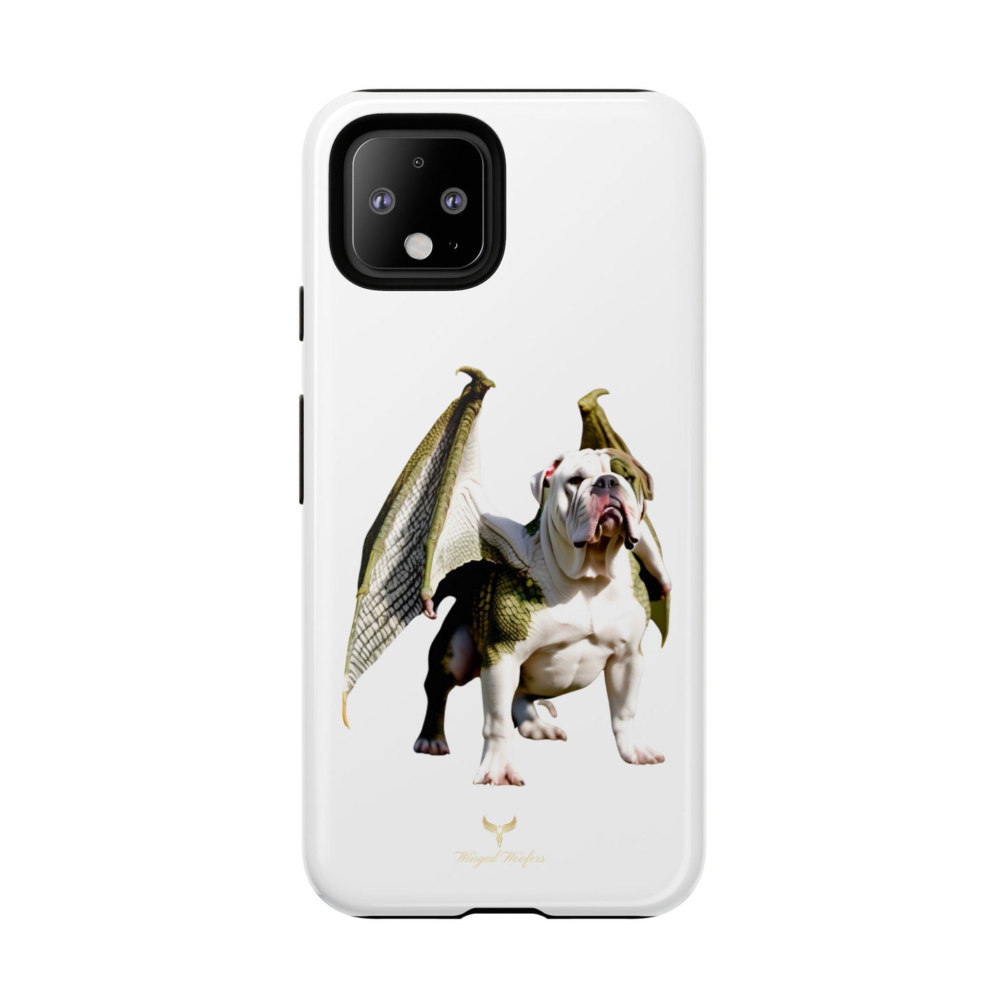 English Bulldog Dragon Phone Case - Tough & Unique Design