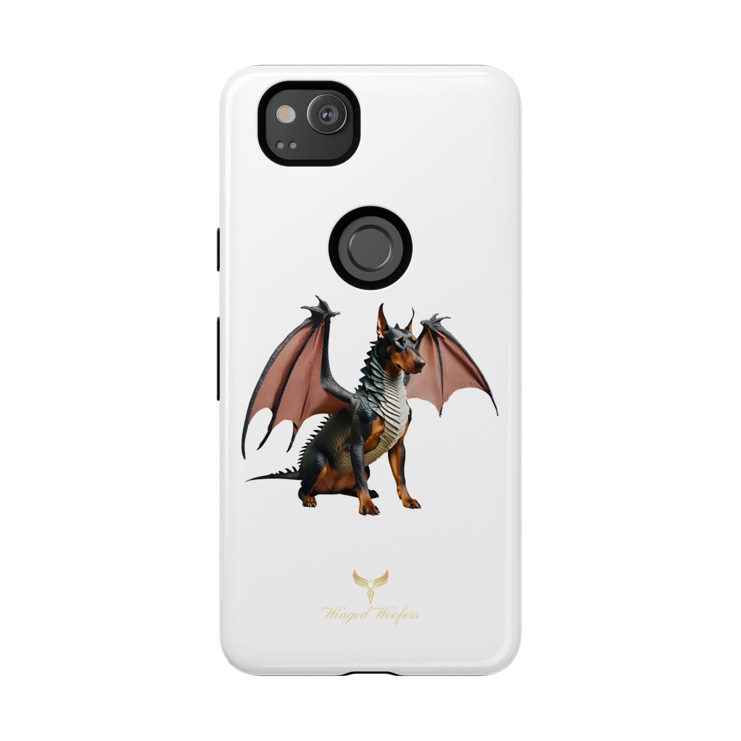 Mythical Doberman Pinscher Dragon Phone Case - Tough & Stylish Protection